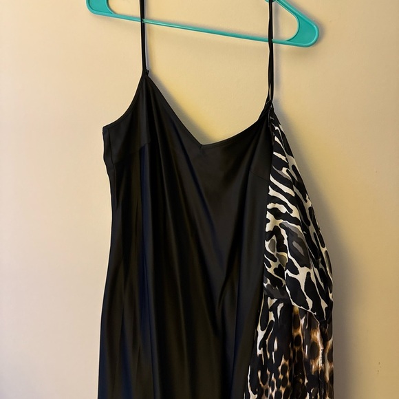 TRINA TURK WOMENS MEGAN CHEETA PRINT SILK GEORGETTE DRESS SIZE 12 - Picture 6 of 6